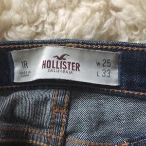 Slightly distressed jeans